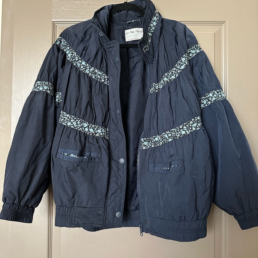 Free People on my mind bomber puffer jacket
